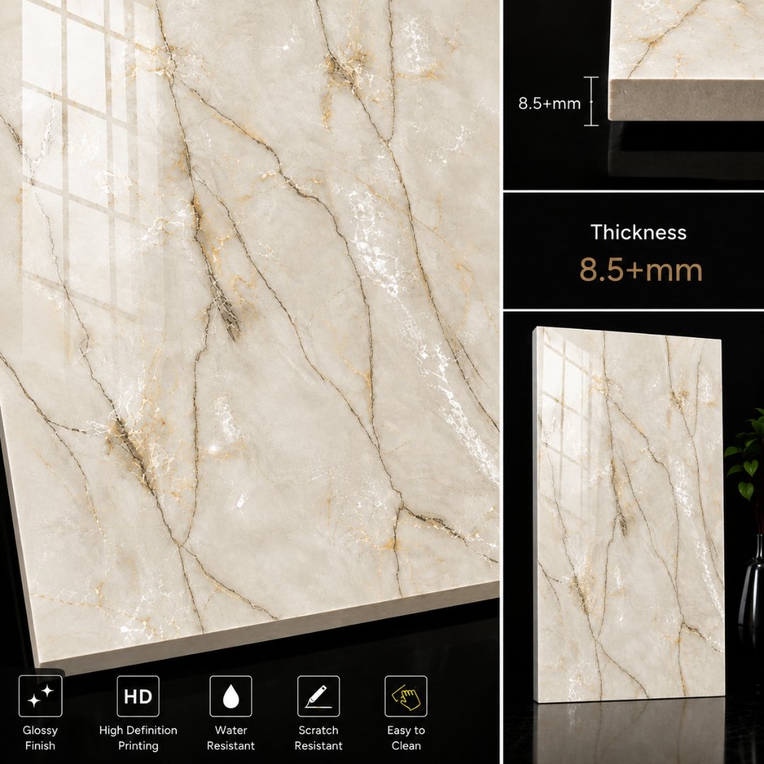 AL EN Turky Beige Marble & Stone Kitchen Tiles - My Home Studio